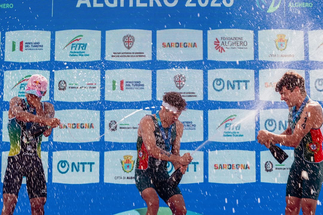Triathlon athlete media