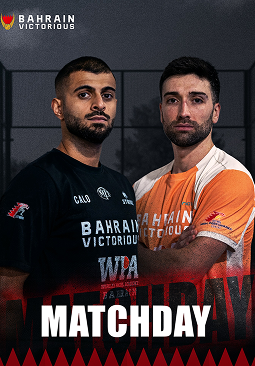 Padel match day poster