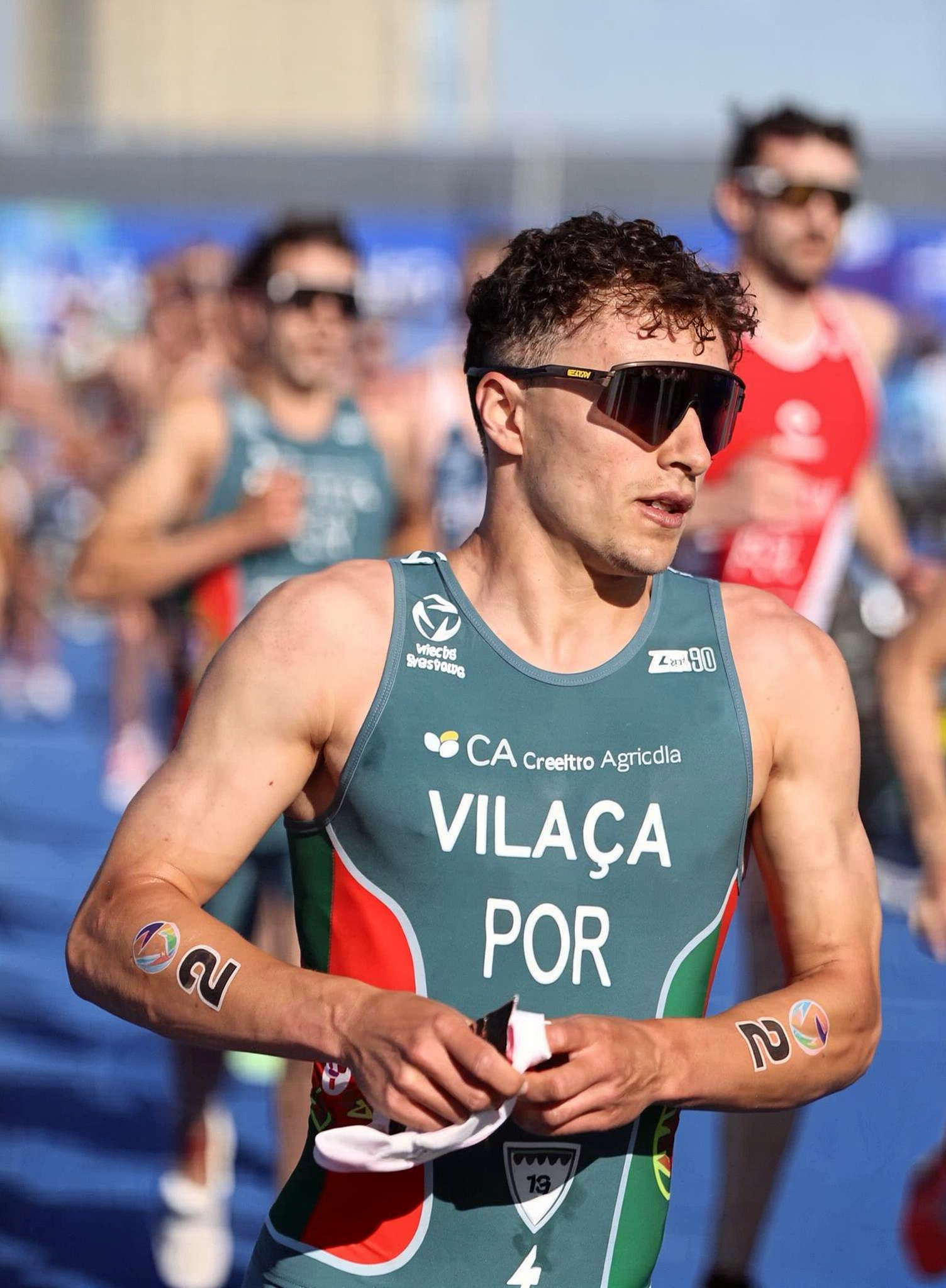 Triathlon race media