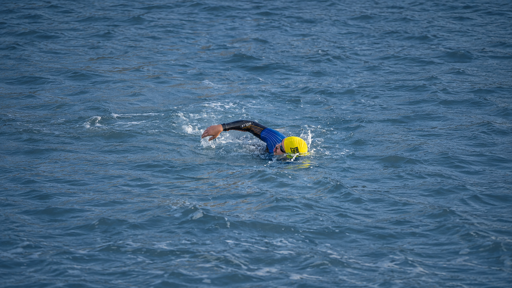 Triathlon swimmer